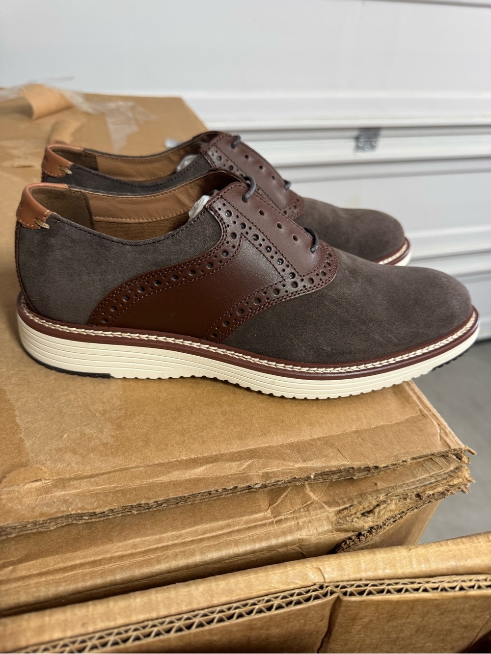 Johnston & Murphy Men's Hodges Saddle Lace-Up Oxford 10M New - Picture 4 of 9